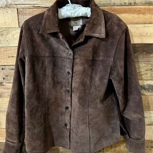 Ami genuine Brown Suede Jacket